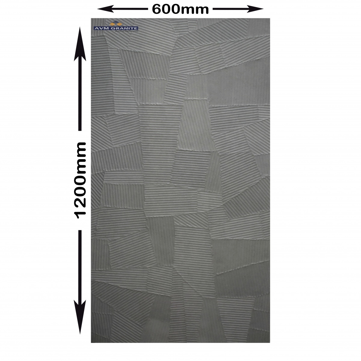 Levels Dim Grey Decor 1 Digi Matt Punch 8.5mm (600 x 1200, Motto) - 2