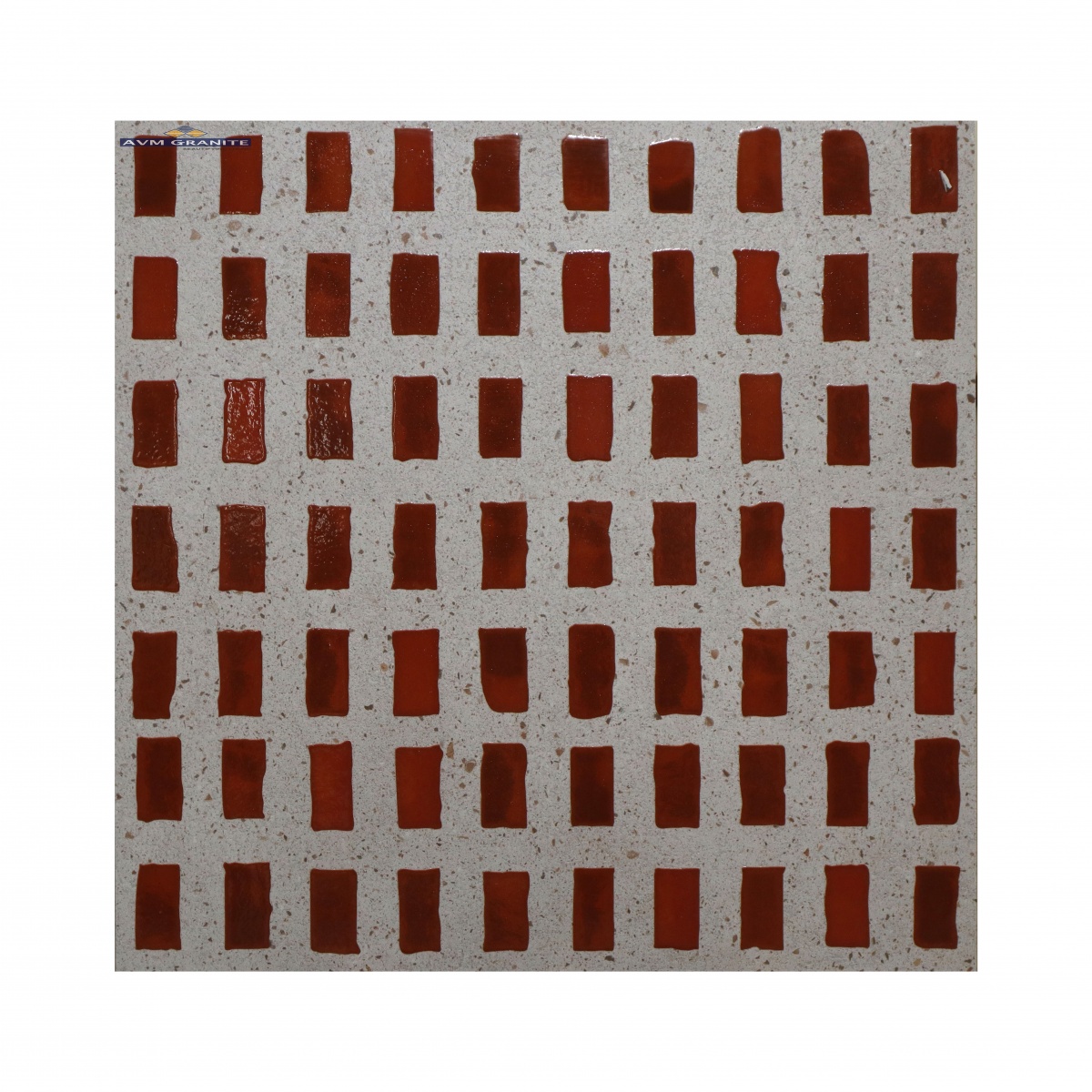 Concrete Red G-634 Glossy Matt with Glossy effect (600 x 600, Exotica) - 5