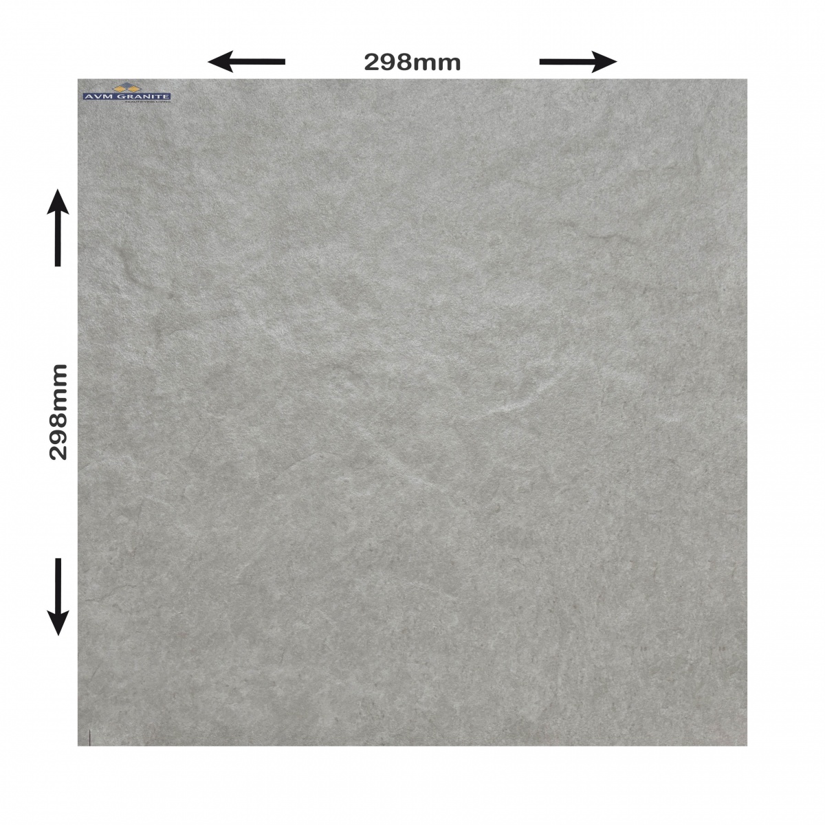 Rivera Silver Rustic Matt 12mm (298 x 298, Duracon) - 4
