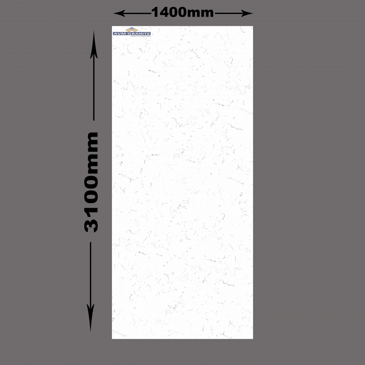 Artic White (3100 x 1400, 20 mm AGL Quartz) - 4