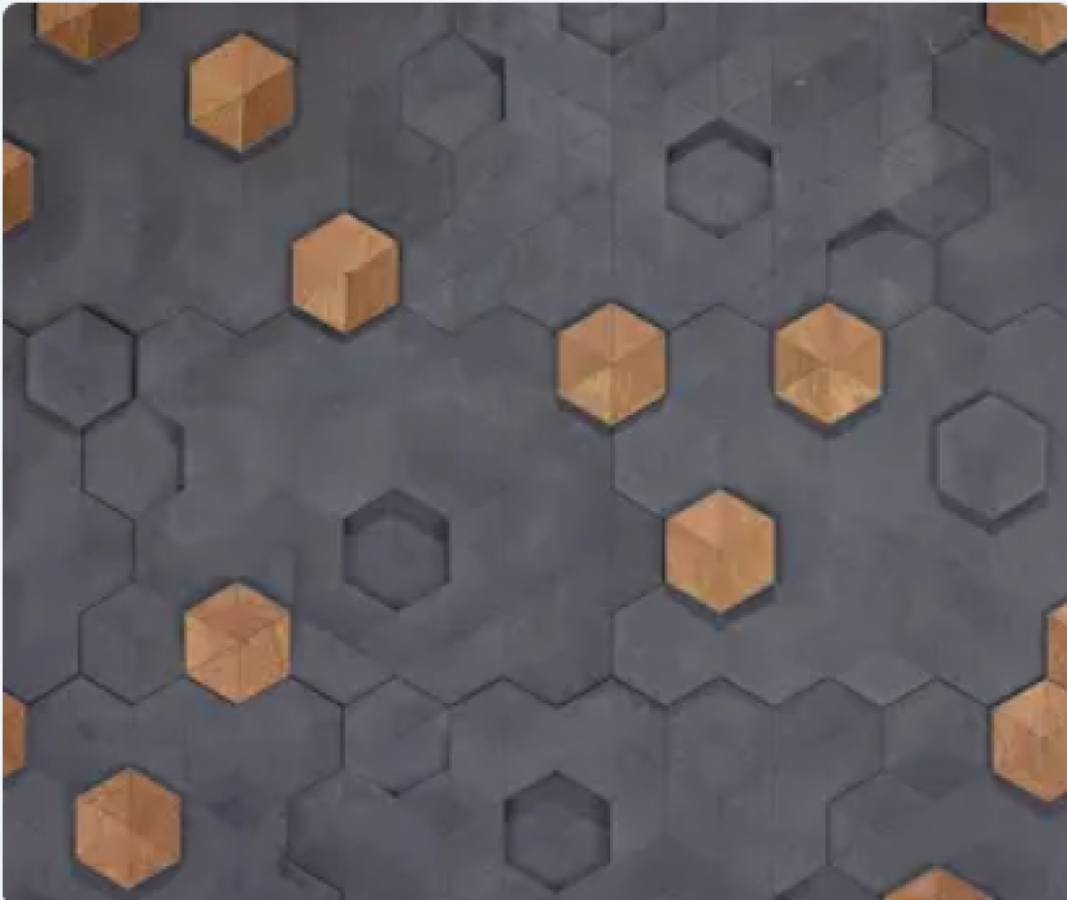 Honey Comb Dusky BlacK ( 528 X 360, Colorstone) - 2