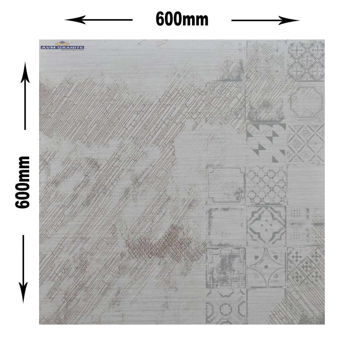 Bianco Glitter Decor Rustic Carving Decor (600 x 600, Duracon) - 4