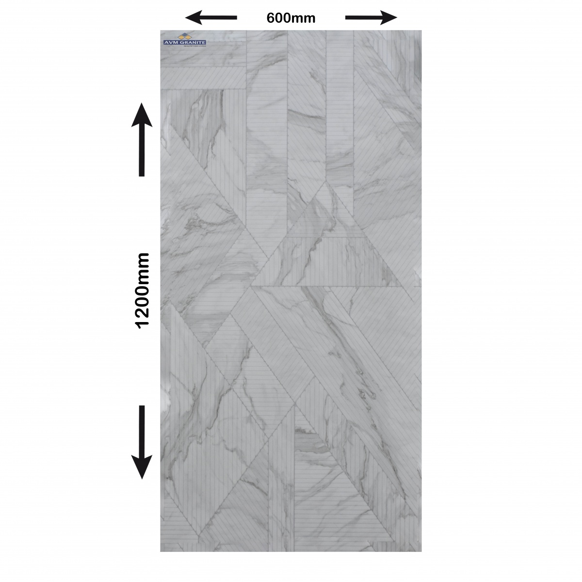 Royal Statuario Roden Decor  ( 600 x 1200, Creanza) - 5