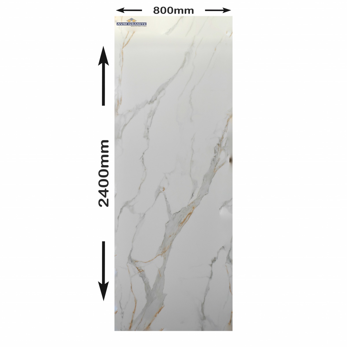 Statuario astra Gold Carvin DG Matt 15mm (800 x 2400, Motto) - 3