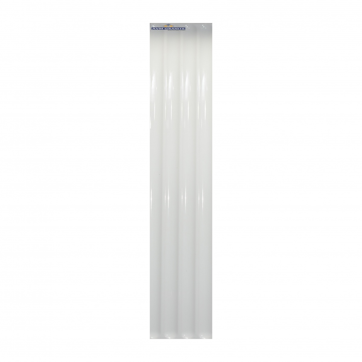 Plinto In White Glossy (107 x 542, Milagro) - 5