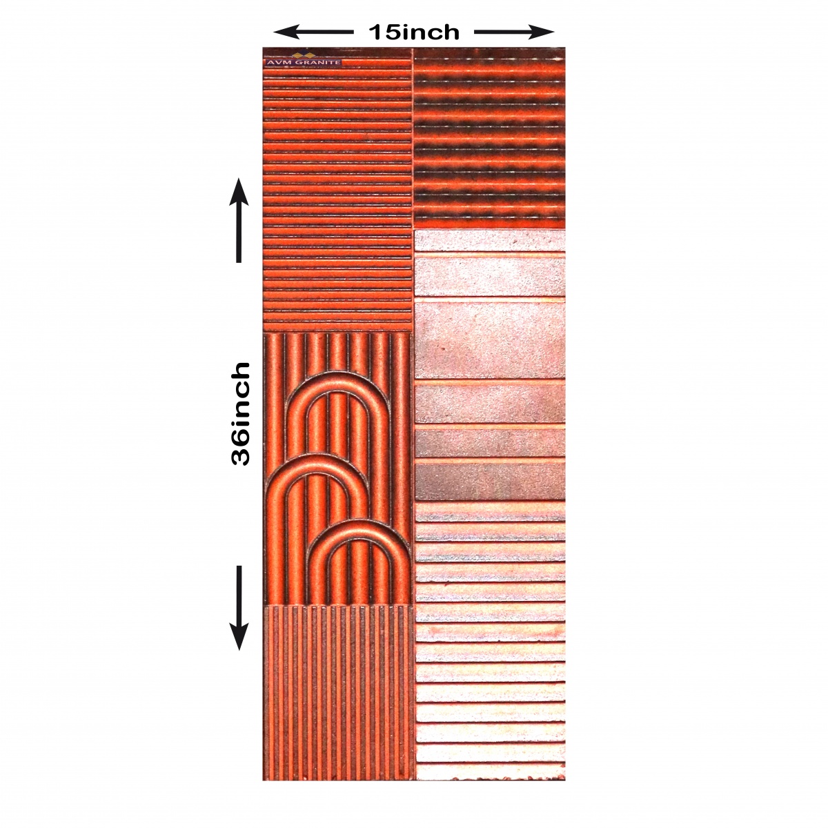 Delta Flute Moorn Red ( 15" x 36", Flexstone ) - 5