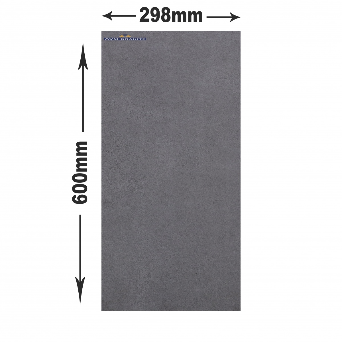Norway Grey Matt Punch Decor 12mm (600 x 298, 12mm, Itaca) - 5