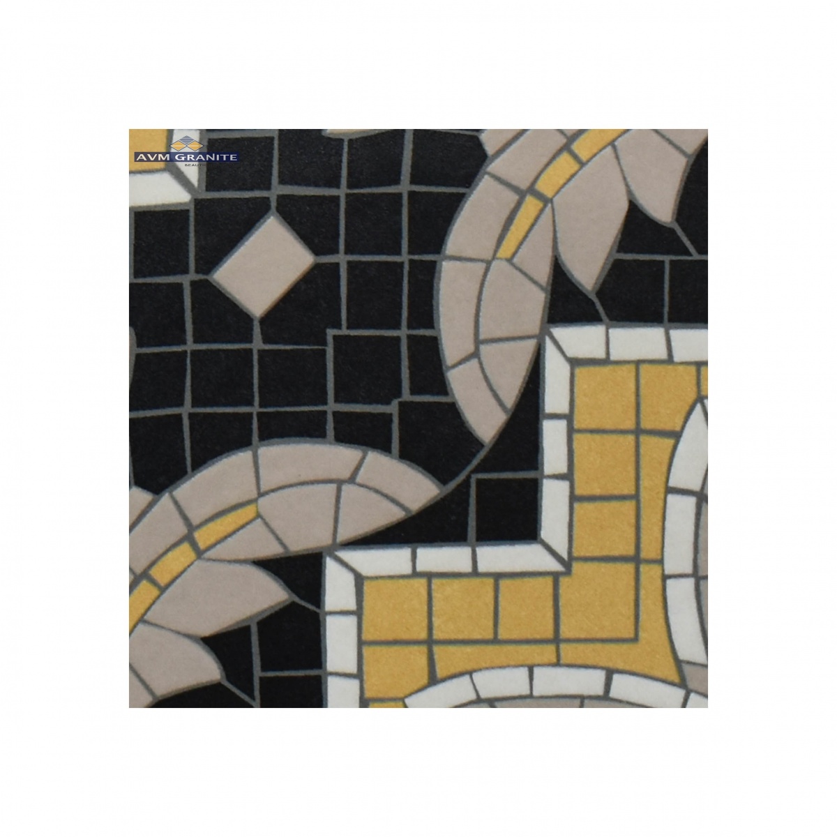 Levels Melon Yellow Decor 1042 Digimatt + Punch 8.5mm (200 x 200, Motto) - 2