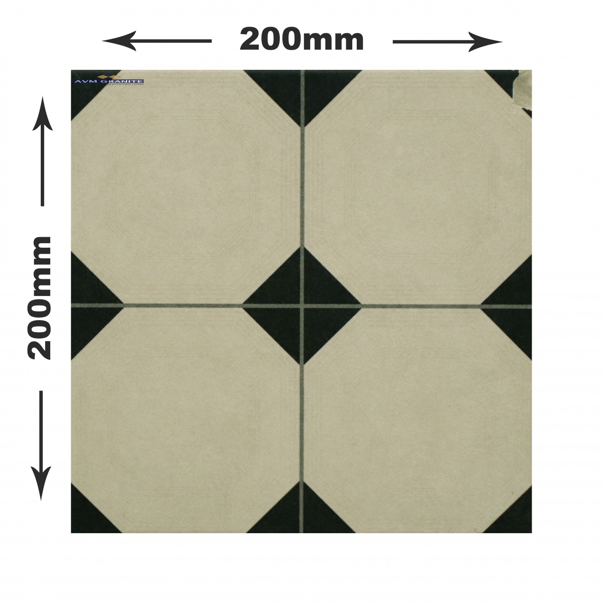 Levels Black Decor 3003 C Digimatt Luster 8.5mm (200 x 200, Motto) - 4