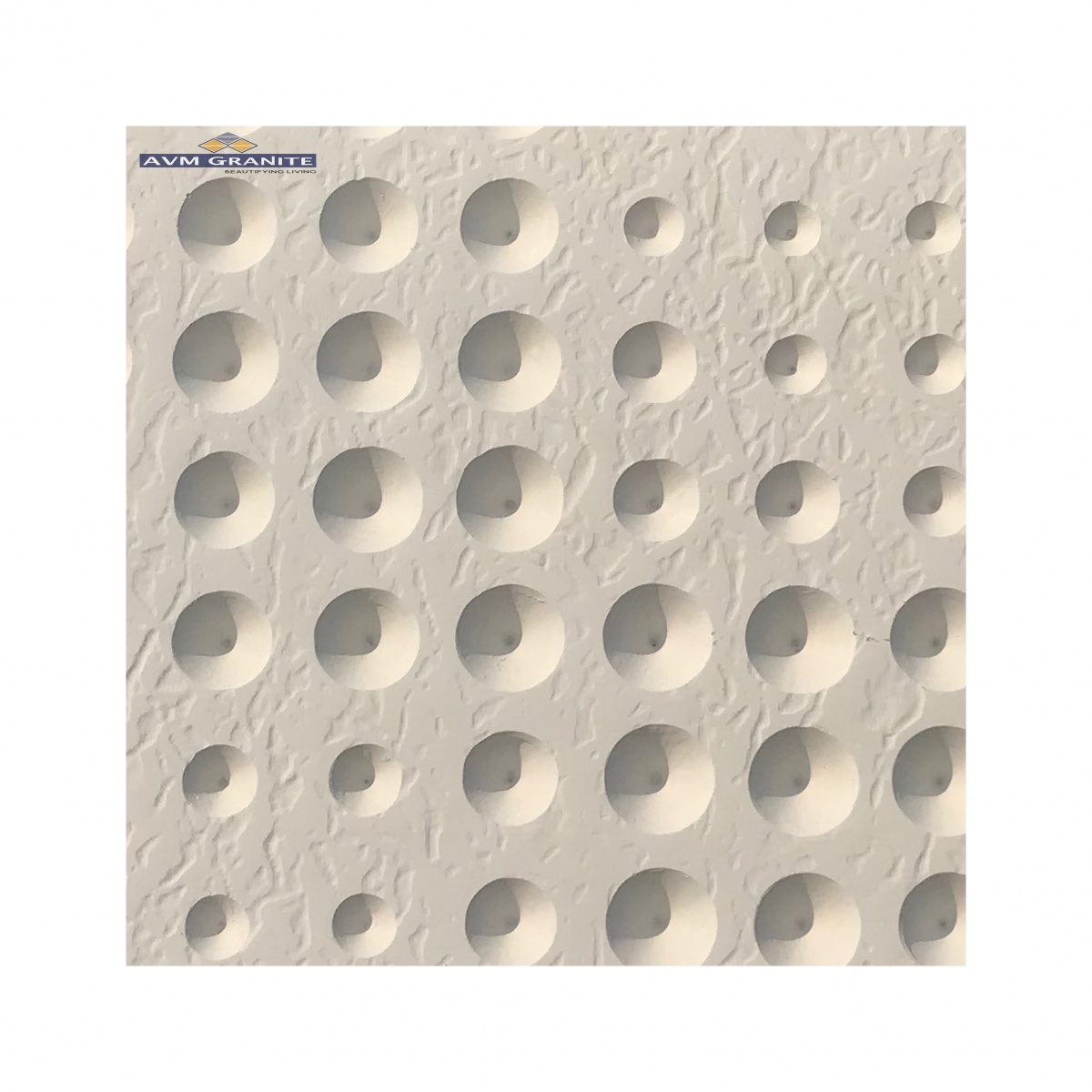 Scrooves Cloudy White (31" x 31",Flexstone) - 2