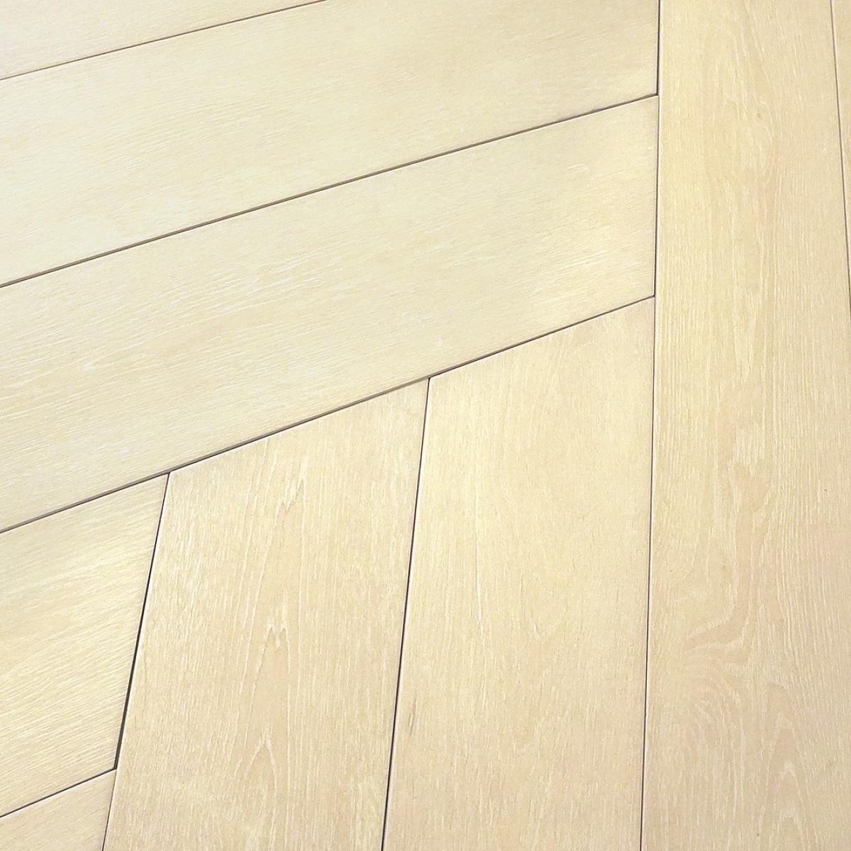 Oak Polar Chevron Natural ( 150 x 900, Metro ) - 6