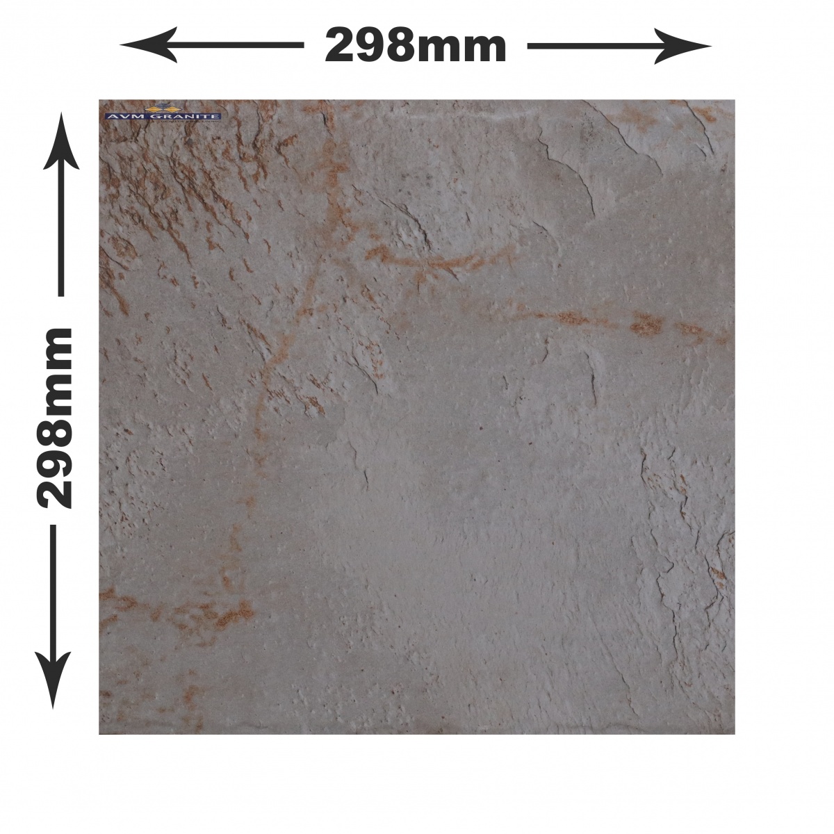 Leon Brown Decor 01 Matt Punch 12mm (298 x 298, 12mm, Itaca) - 4