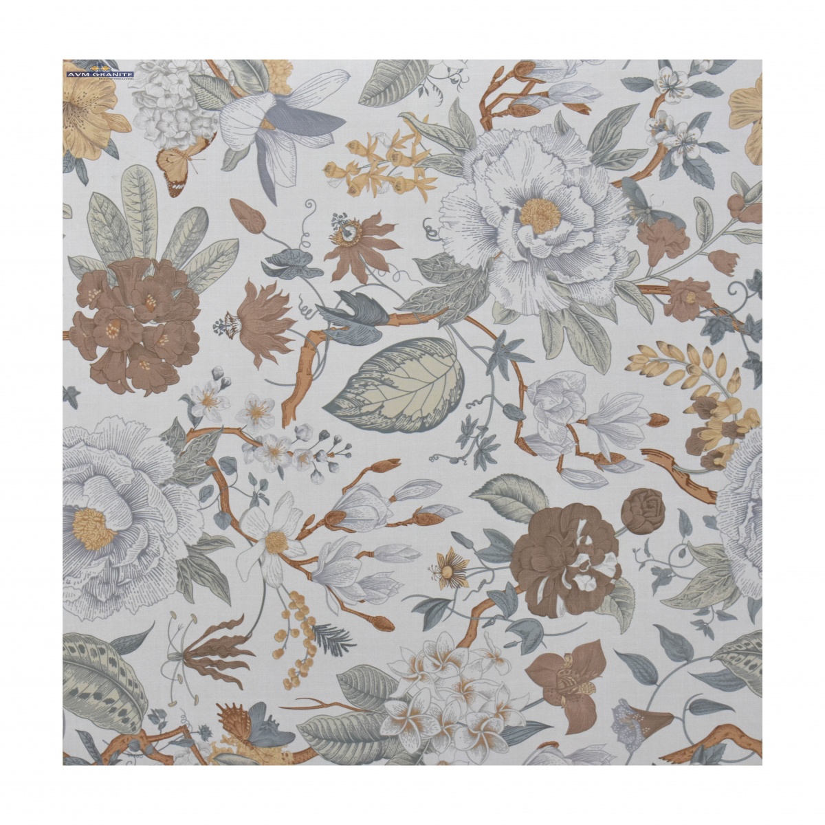 Tessile Blossom Matt Rustic Carving Decor 12mm (600 x 600, Duracon) - 5