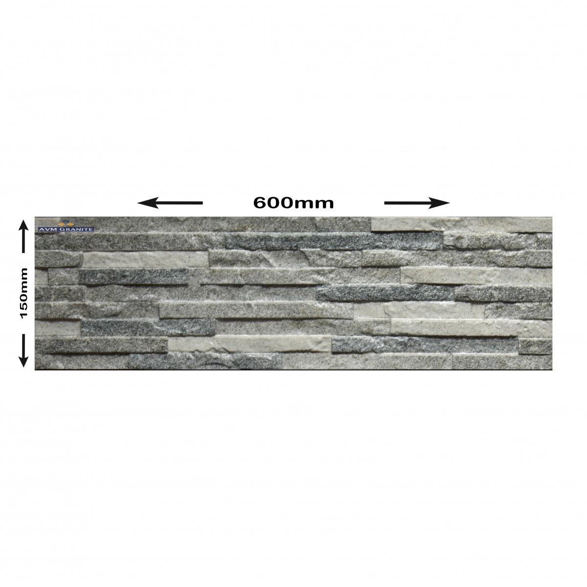 Saga Stone 1560 Gris (150 x 600, BR Ceramics) - 4