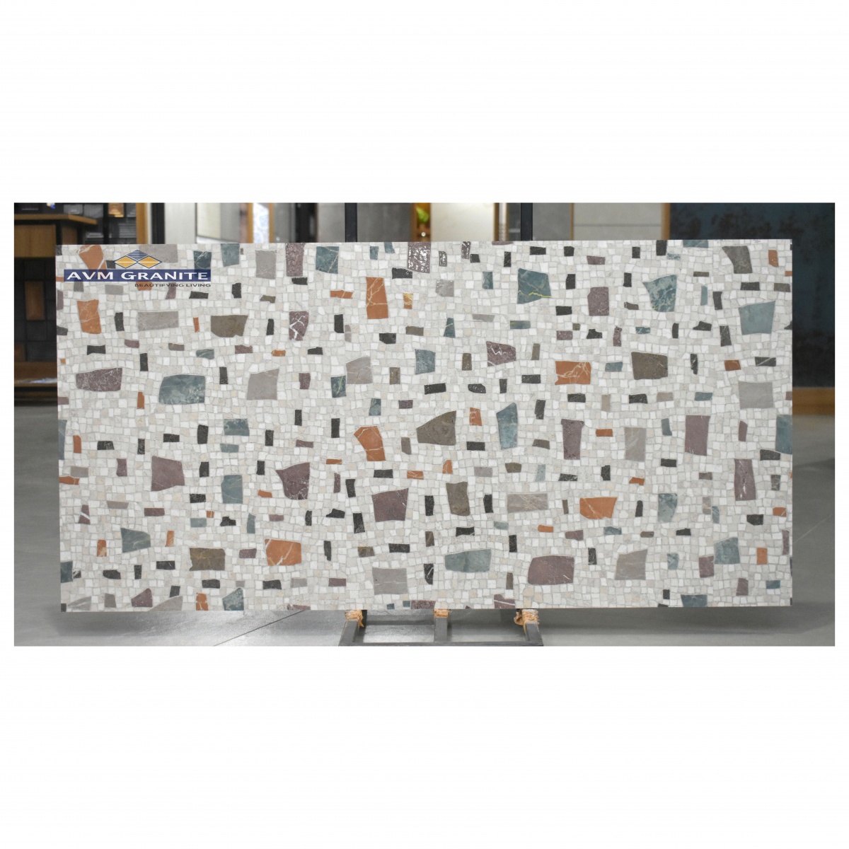 SG Crystal Terrazzo Decor Endless Shape + Glue Surface (600 x 1200, Itaca) - 3