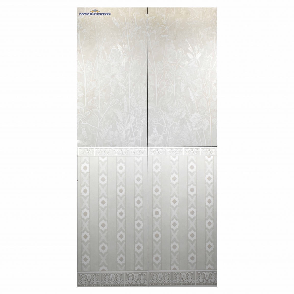 Sg Aloha Crema Decor 02 Endless 4D Shape Glue Surface (600 x 1200, Itaca) - 2