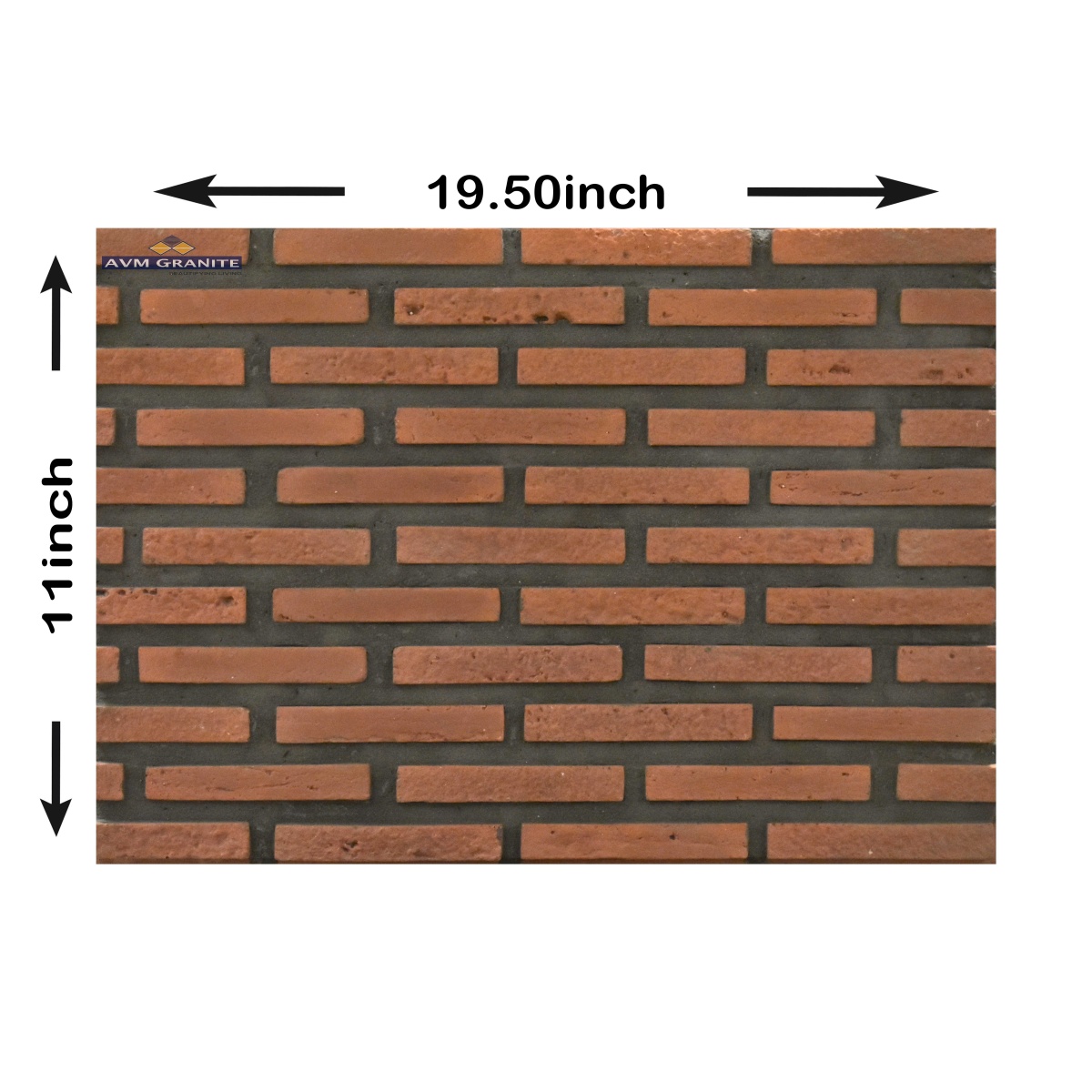Nano Bricks Red (11" x 19.50",Flexstone) - 4