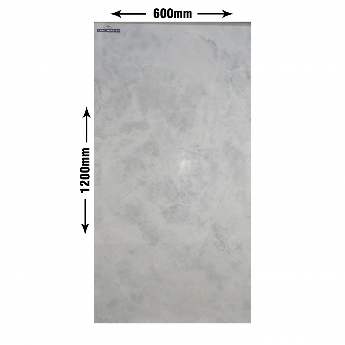 Avlon Bianco Satin+ Satin Matt Endless (600 x 1200, Motto) - 1
