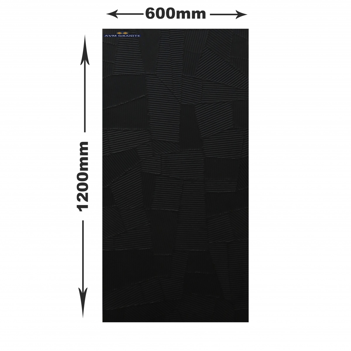 Levels Black Decor 1 Digi Matt Punch 8.5mm (600 x 1200, Motto) - 5