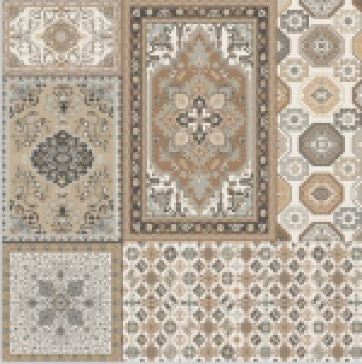 Persian Kilim Rustic Carving Decor Rustic Carving Decor 12mm (600 x 600, Duracon)