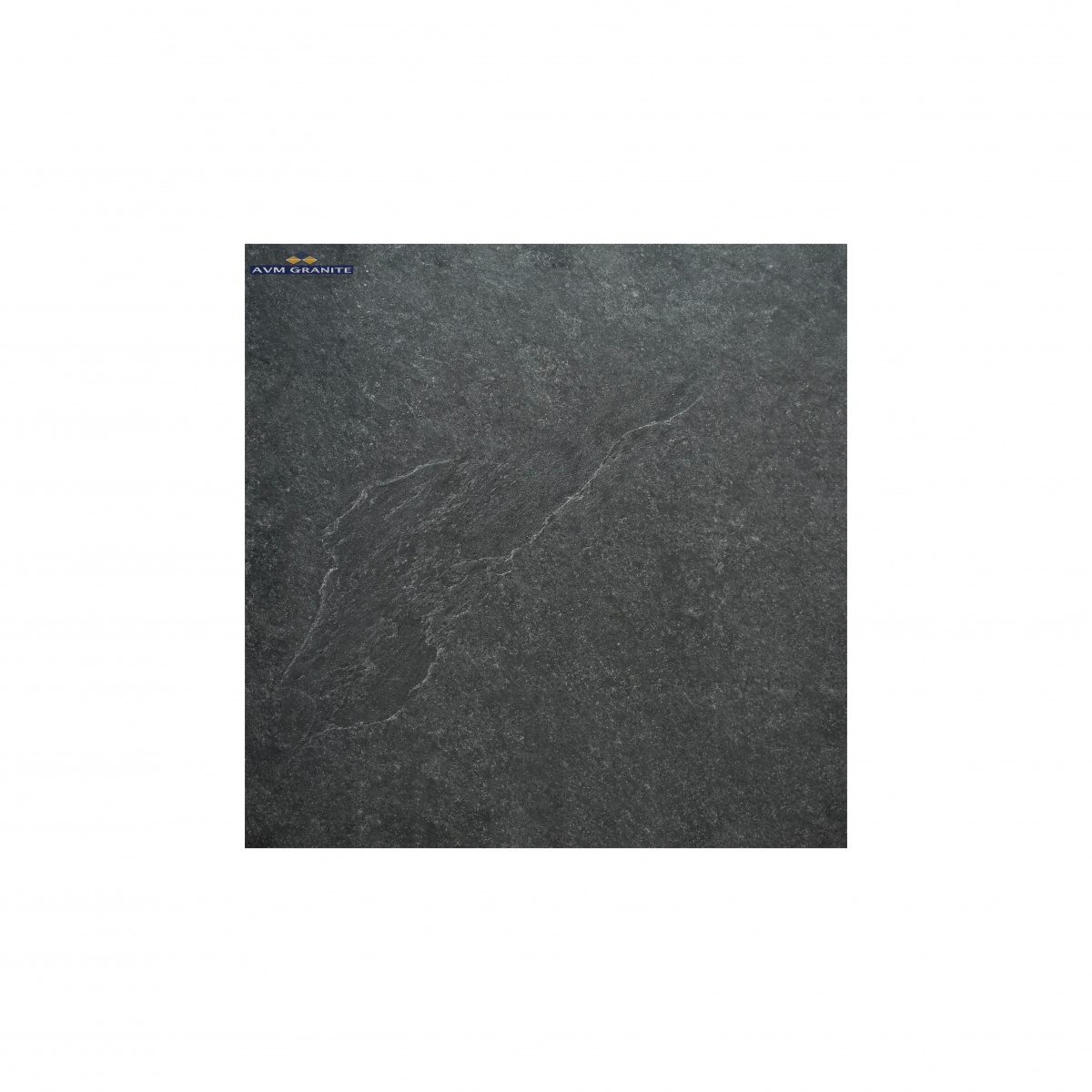 Rivera Nero Rustic Matt 12mm (600 x 600, Duracon) - 2