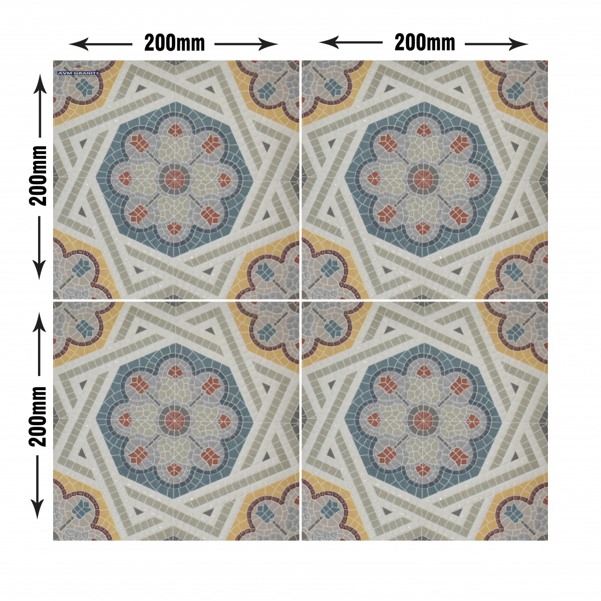 Levels Sand Decor 1050 Digimatt + Punch 8.5mm (200 x 200, Motto) - 4