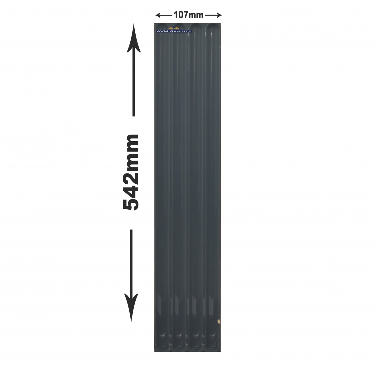 Plinto In Blue Gloss (107 x 542, Milagro) - 4