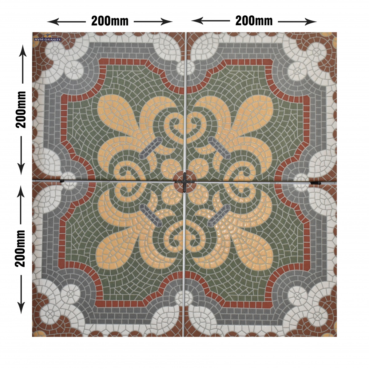 Levels Forest Decor 1046 Digimatt + Punch 8.5mm (200 x 200, Motto) - 6