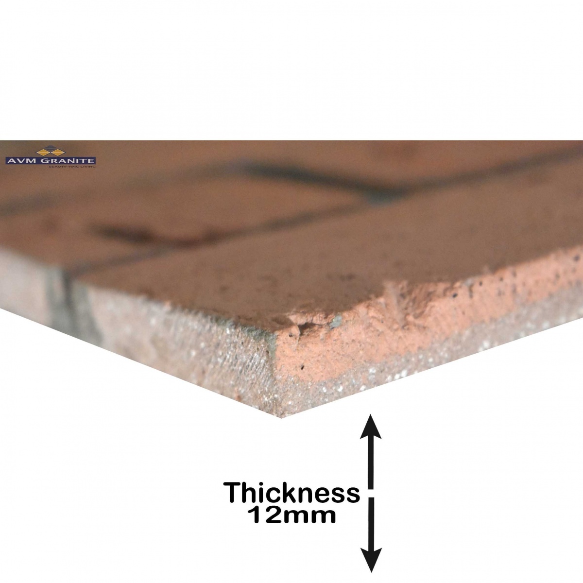 BGB Bricks Muddy Red (3" x 8.50'',Flexstone) - 3