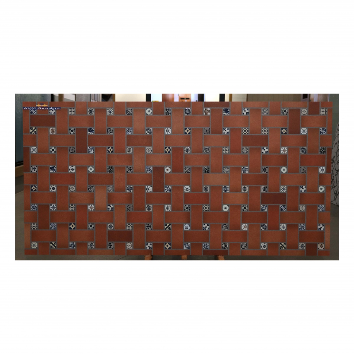 Denver Cotto Glossy Matt with Glossy effect (600 x 1200, Exotica) - 4