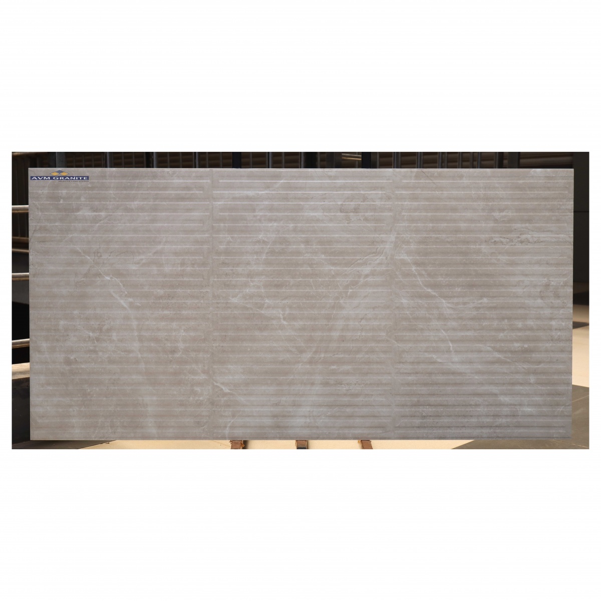 Lublin Beige Glossy Punch Decor (600 x 1200, Itaca) - 4