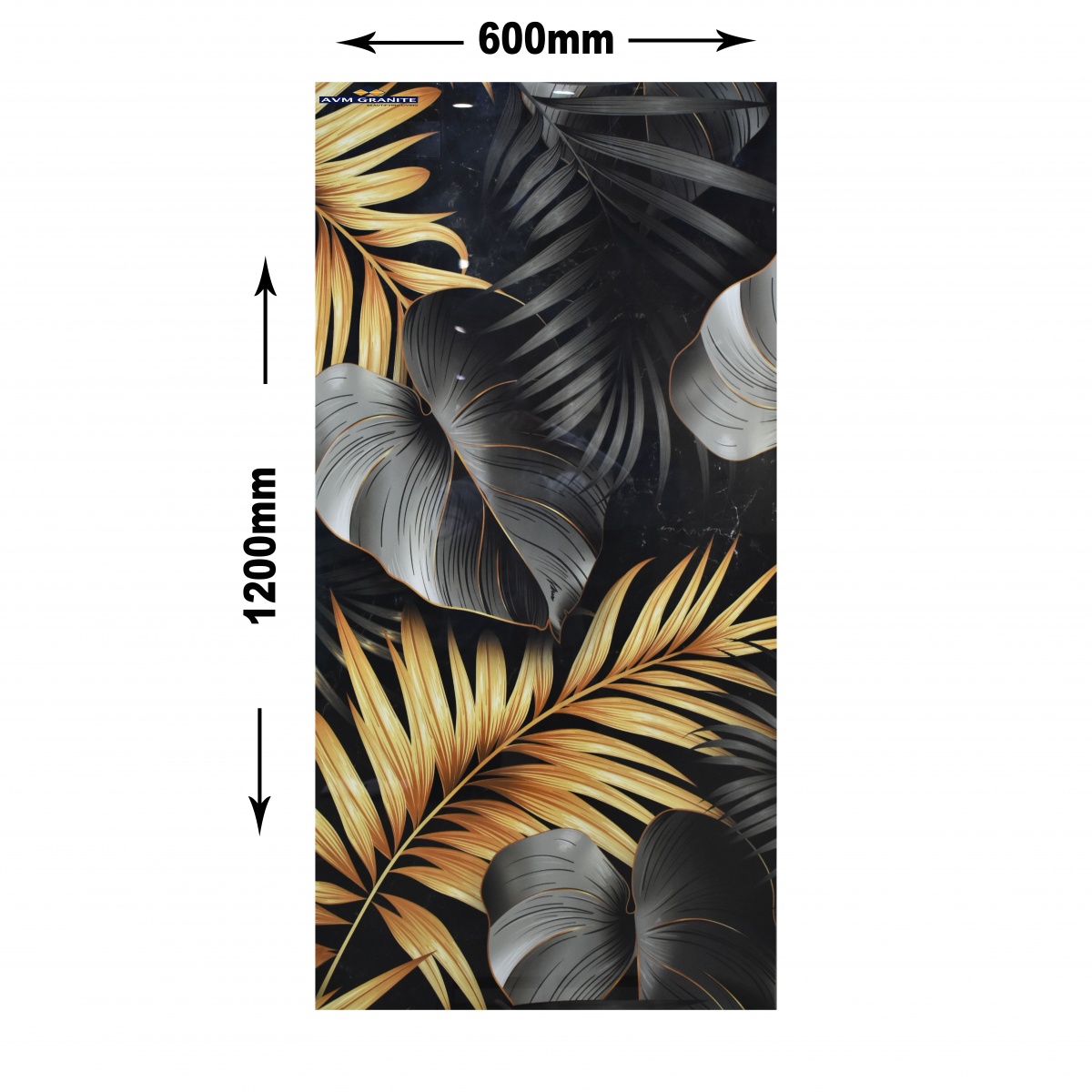 HG Monzon Black - High Glossy A (600 x 1200, Itaca) - 5