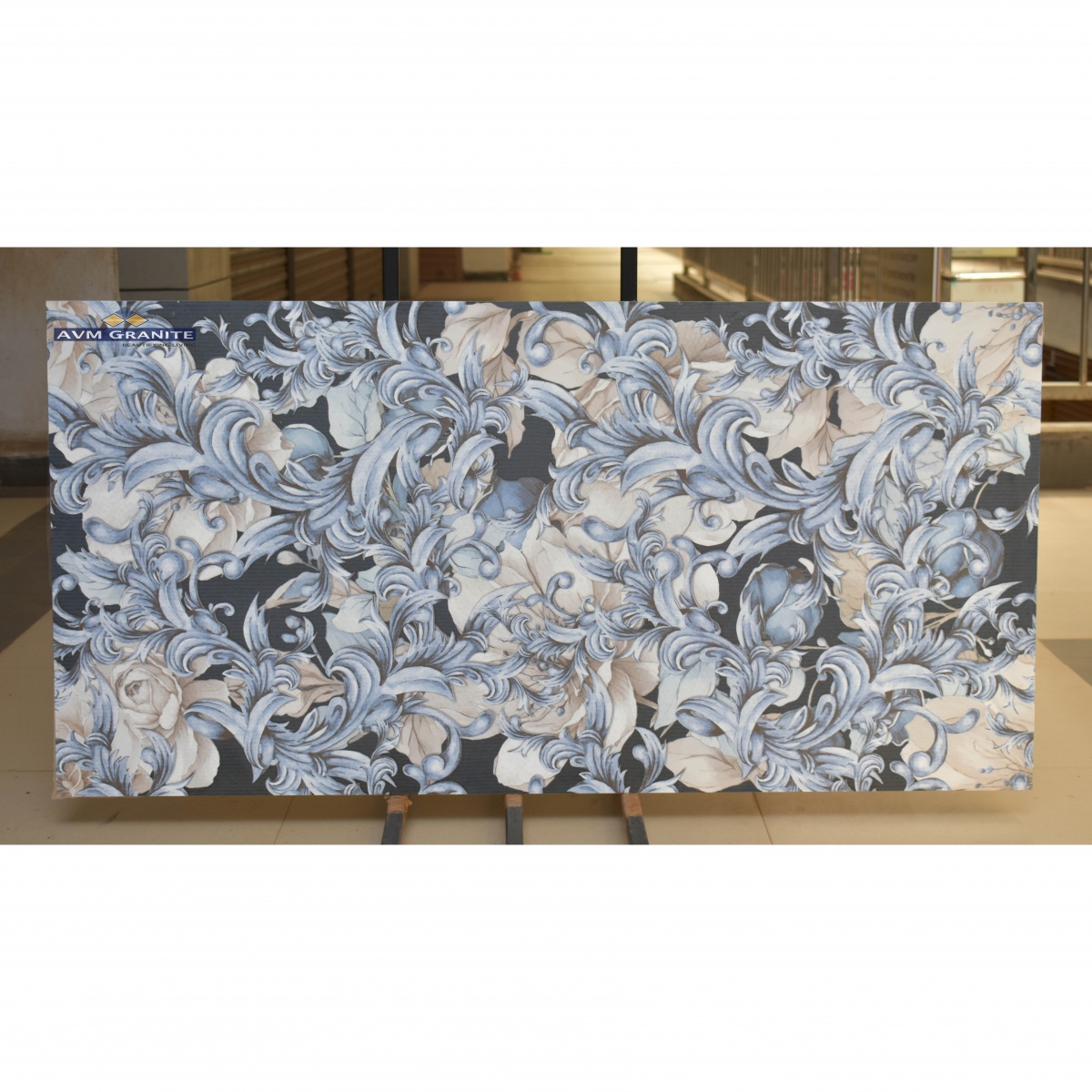 Marly Baroque Blu Mix Rect 10mm (600 x 1200, TMT) - 4