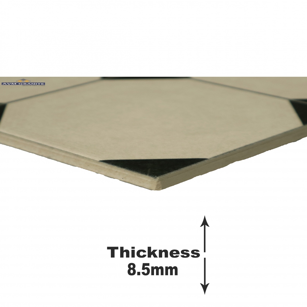 Levels Black Decor 3003 C Digimatt Luster 8.5mm (200 x 200, Motto) - 3