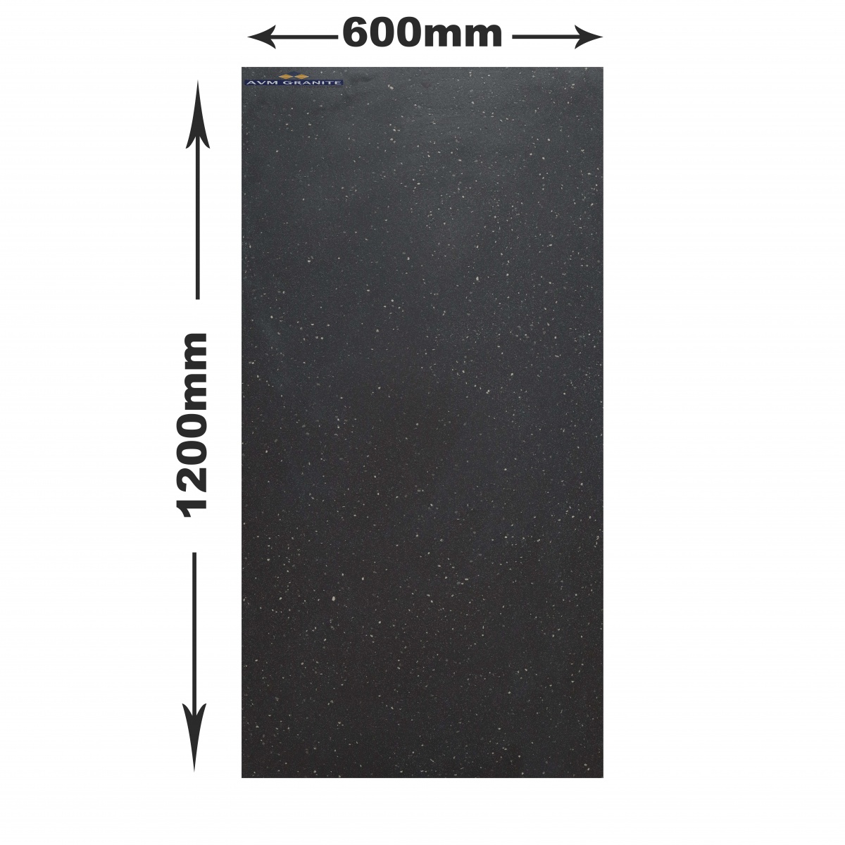 Mosaic Nero Satin  (600 x 1200, Velbon) - 5
