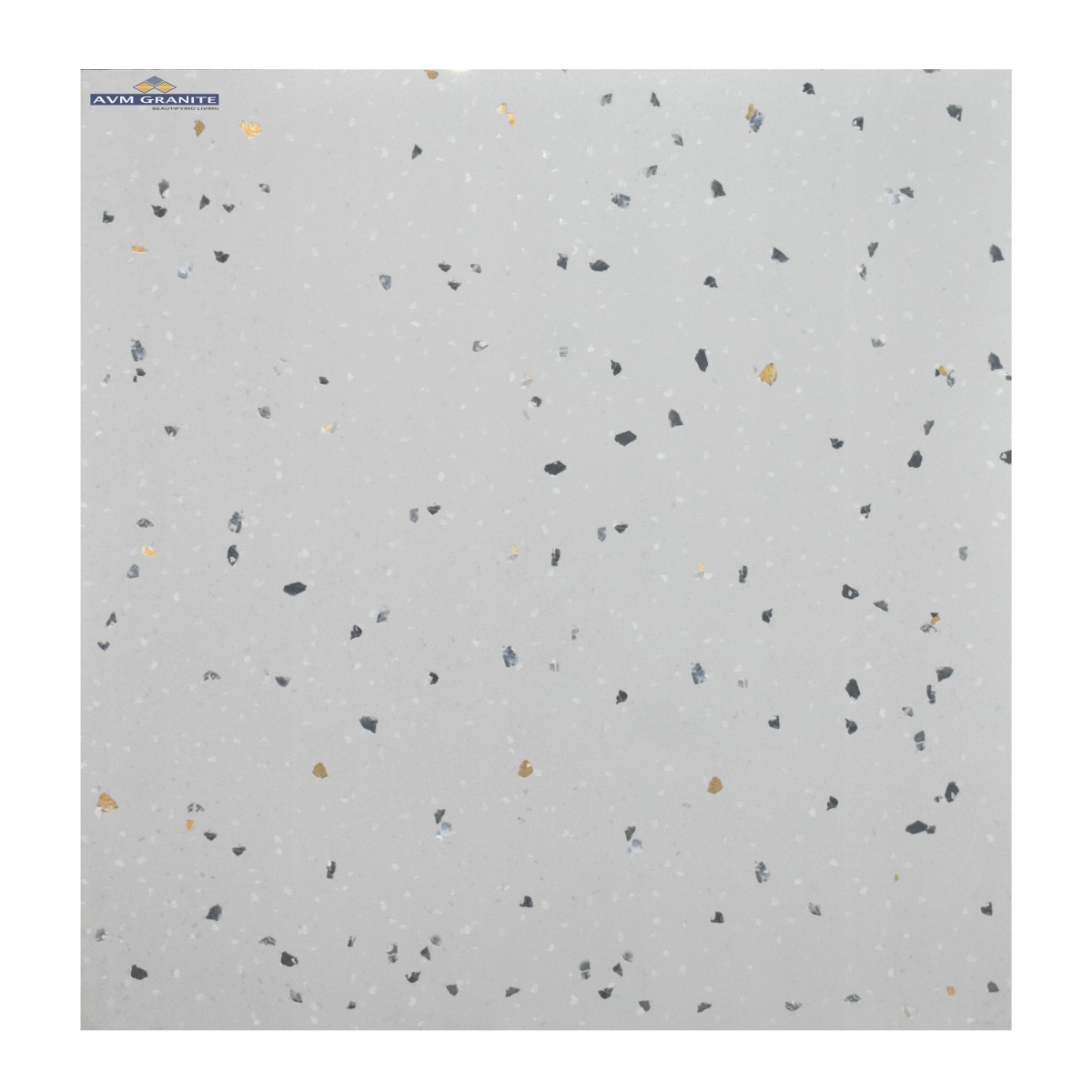 Terrazzo Grey Rustic Carving (600 x 600, Icon) - 4