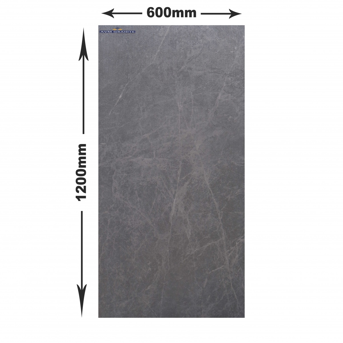 Moon Stone Grey D√É¬©cor GHR GHR Punch Structure (600 x 1200, Itaca) - 5