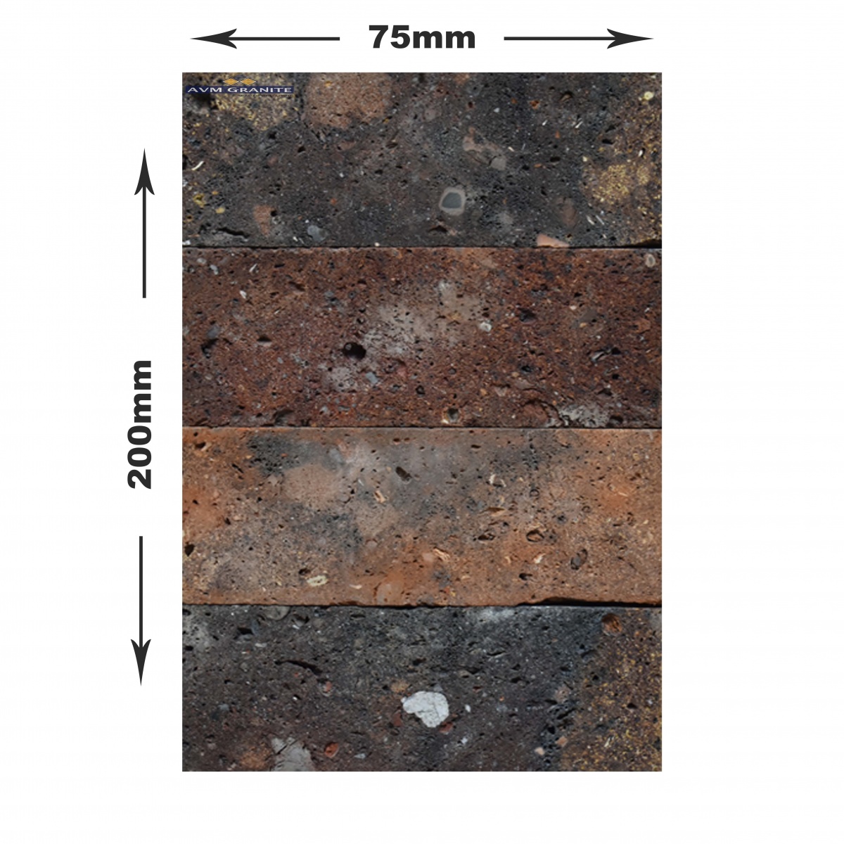 71001 Fire Bricks 11mm (75 x 200, Lemina) - 4