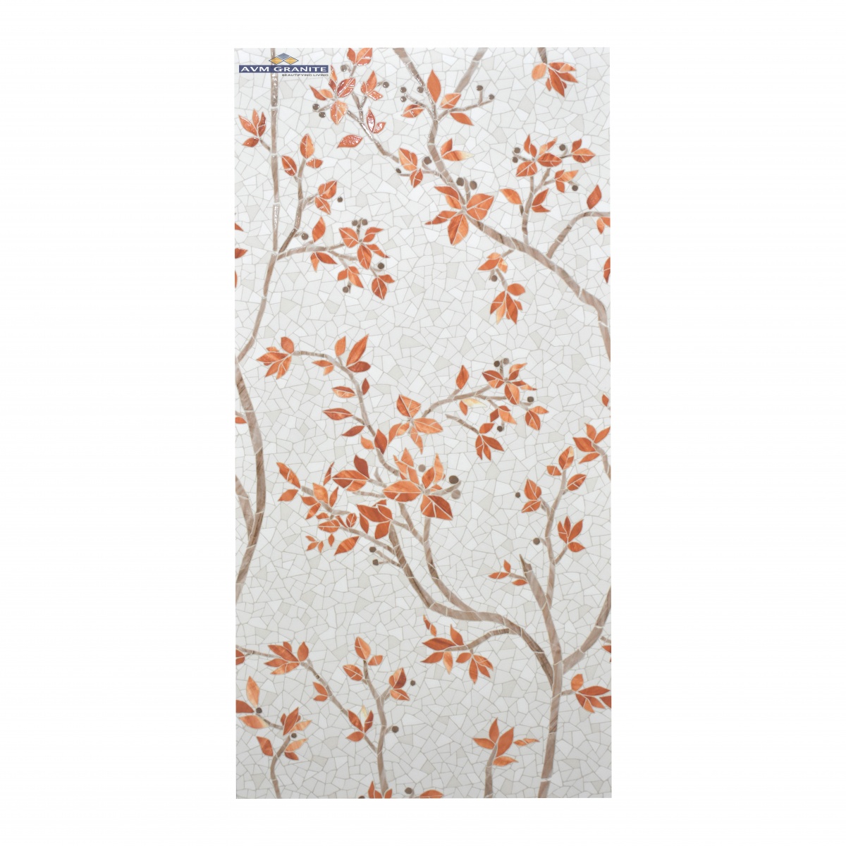Twig Leaves Beige Decor Endless 4D Shape Glue Surface (600 x 1200, Itaca) - 7
