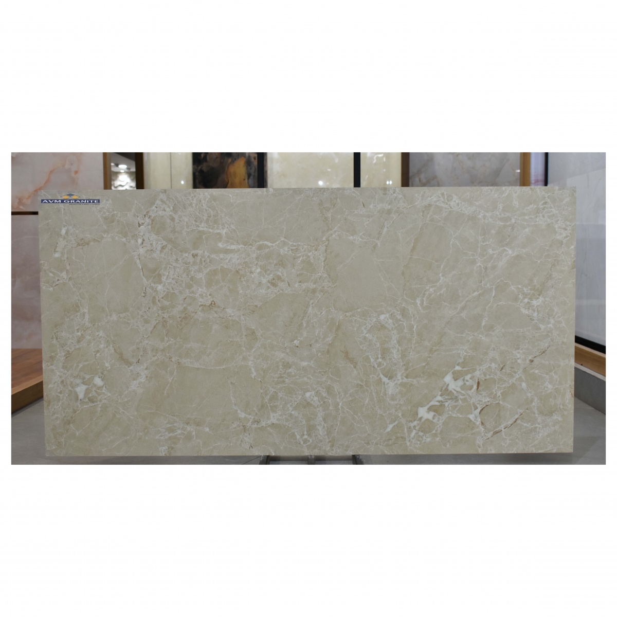 Emperador Beige Steel Endless (800 x 1600, Motto) - 4