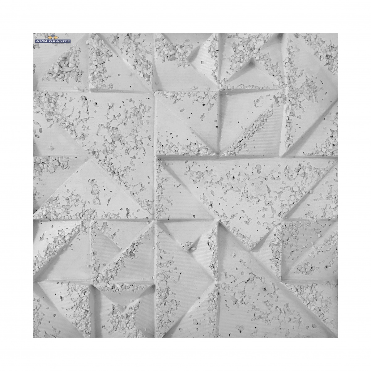 Crosstine White Crystals (17.75" x 17.75",Flexstone) - 4