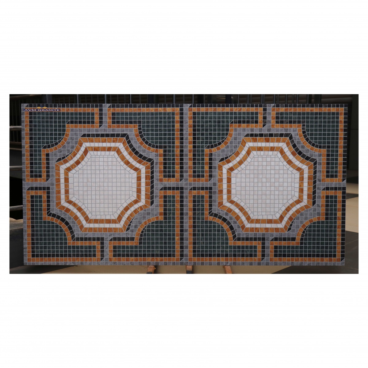 Mozilla Mosaic Green Decor 05 Matt Carving (600 x 1200, Itaca) - 4