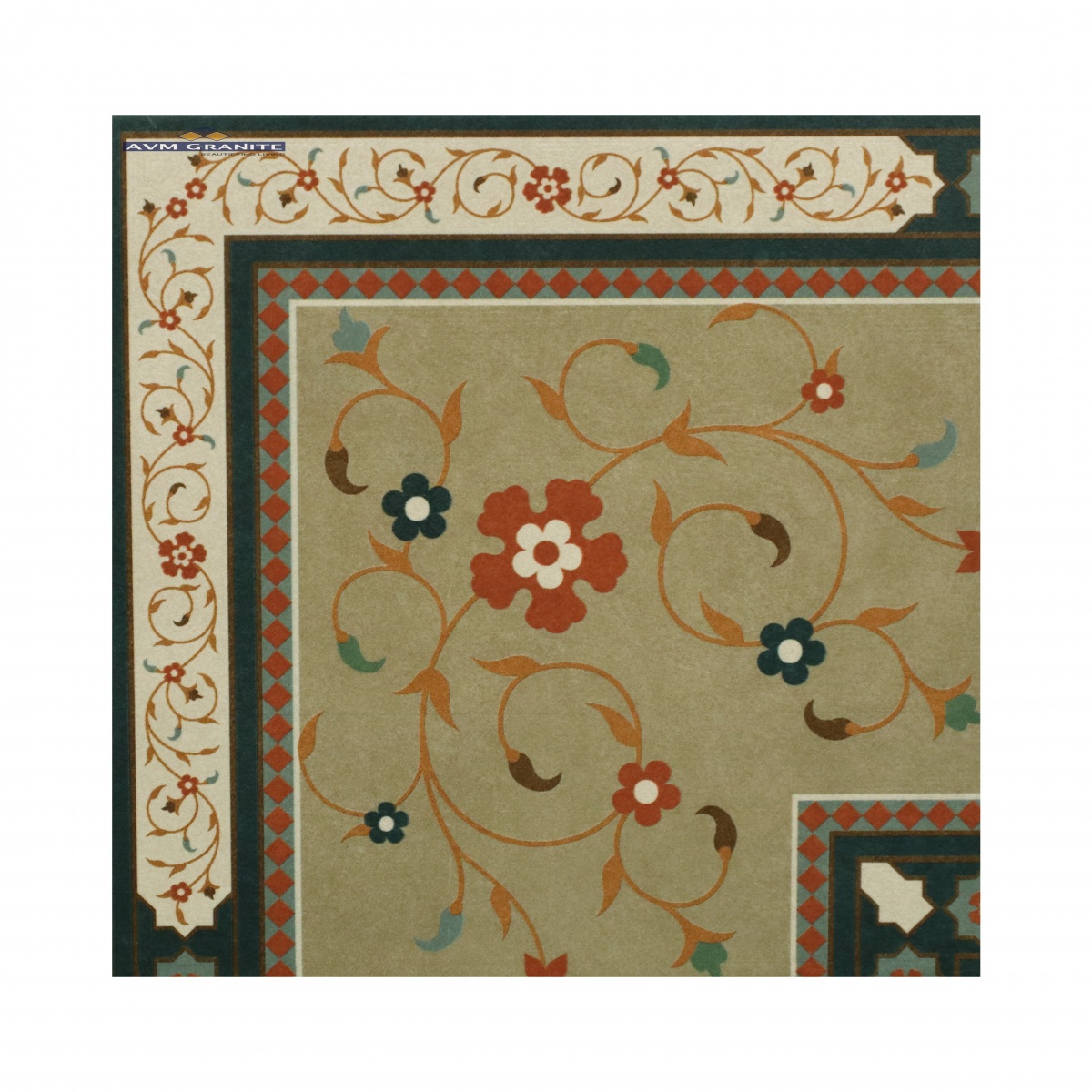 Levels Teal Decor 3004 A Digimatt Luster 8.5mm (200 x 200, Motto) - 5