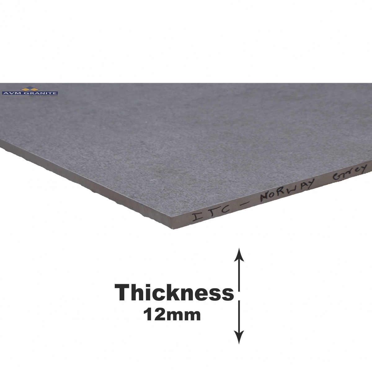 Norway Grey Matt Punch Decor 12mm (600 x 298, 12mm, Itaca) - 3