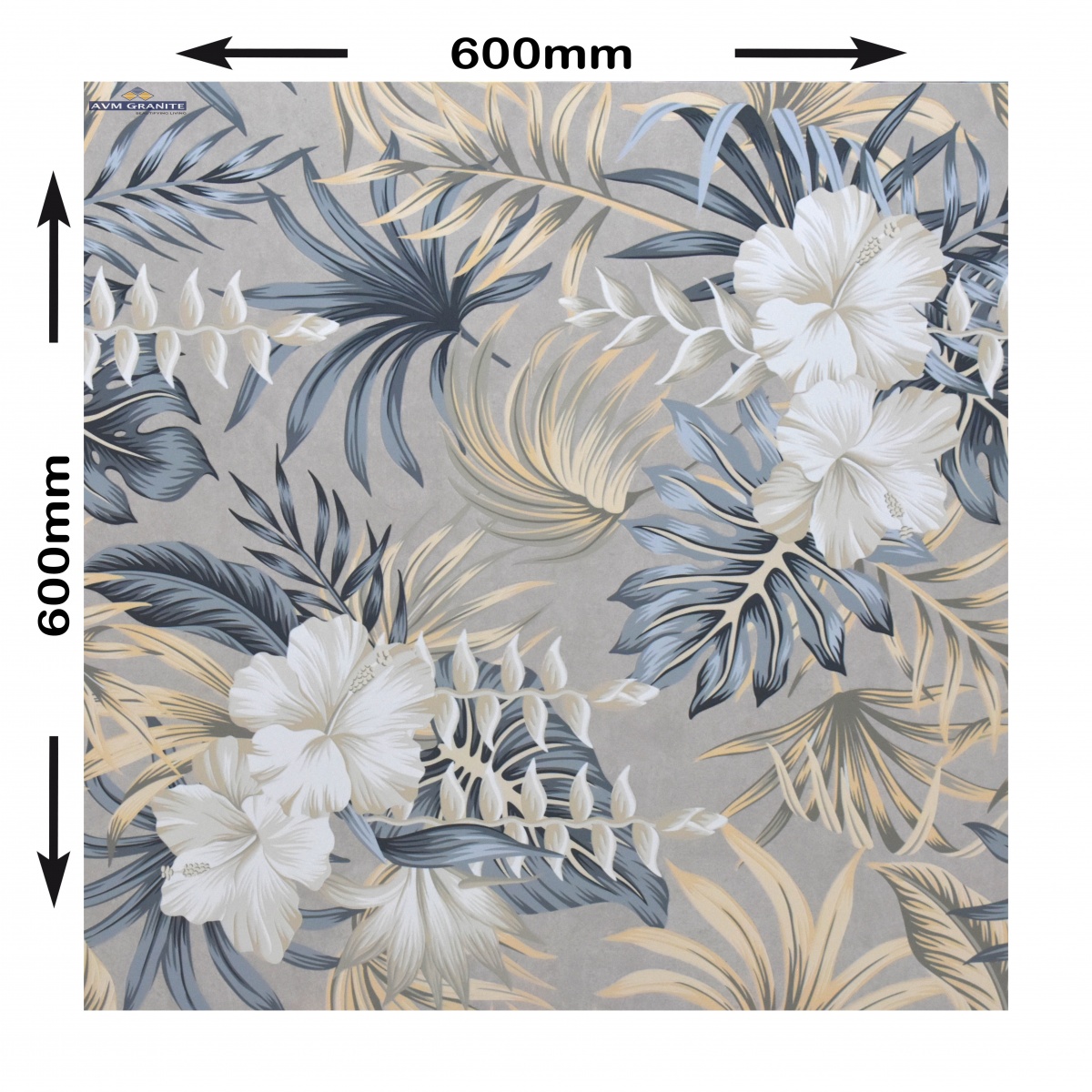 Palma Azzuro Decor Carving Decor Rustic Carving Decor 12mm (600 x 600, Duracon) - 4