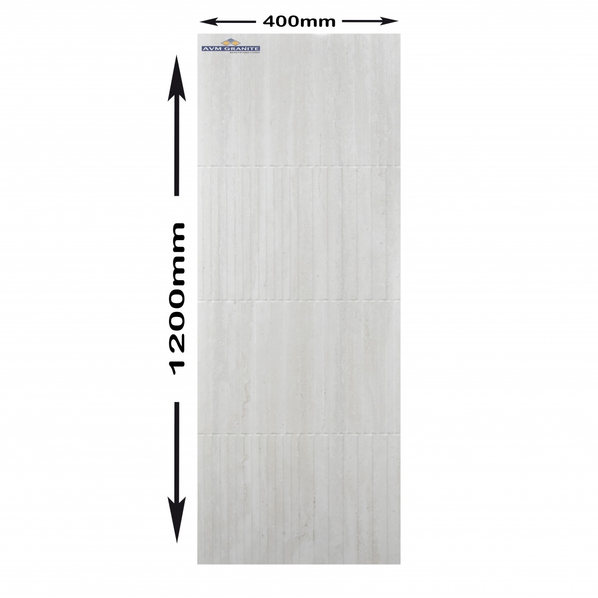 RLV Travertion White (400 x 1200, Sanit) - 4