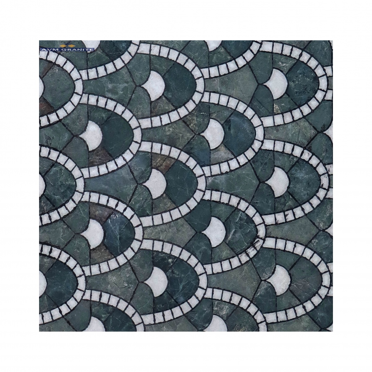 SN Fresco Green High Glossy Carving Decor (600 x 1200, Itaca) - 2