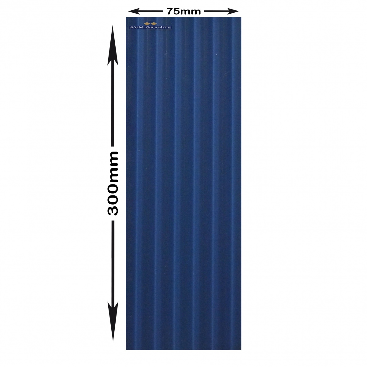 Navy Blue Matt (75 x 300, Lemina) - 3