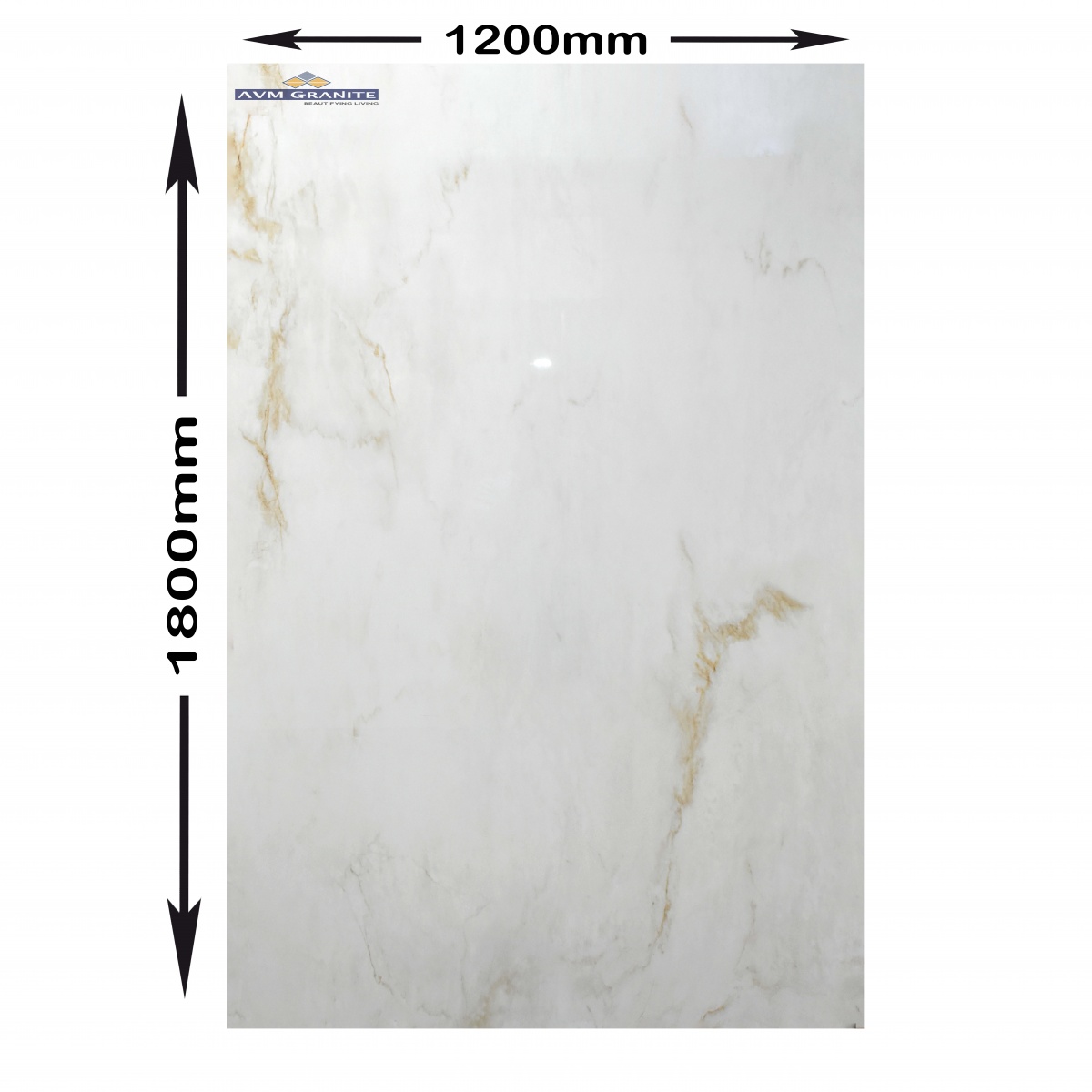 Mascia Bianco Super White Glossy (1200 x 1800, Itaca) - 4