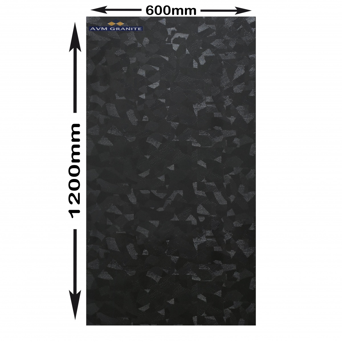 Charcoal Black Mirage (600 x 1200, Marfil) - 4
